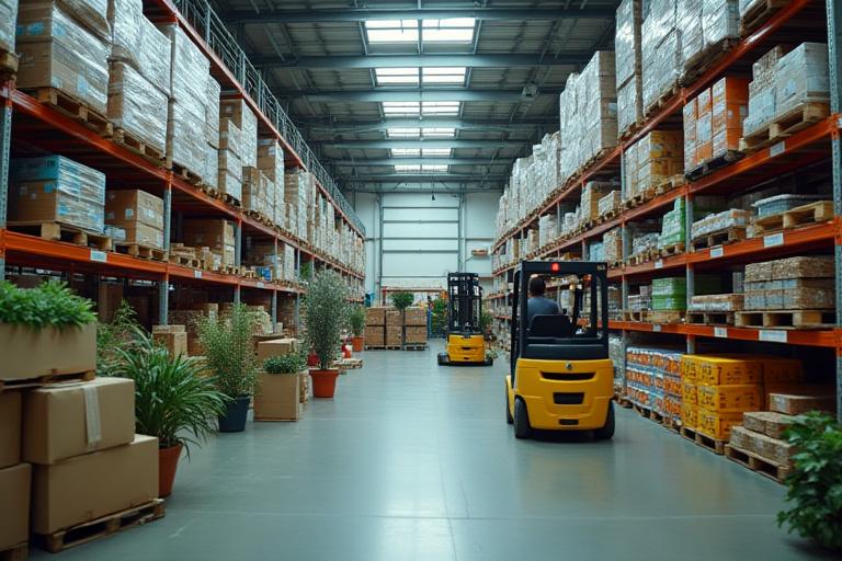 Wholesale garden supply distribution center